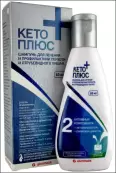 Кето плюс Шампунь 60мл от Гленмарк Фармасьютикалз