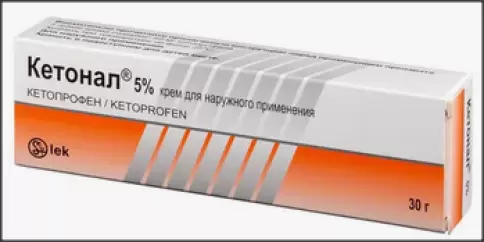 Кетонал Крем 5% 30г