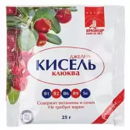 Кисель Джели+клюква