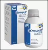 Клацид Порошок д/суспензии 125мг/5мл 60мл (42.3г) от Эббви