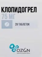 Клопидогрел Таблетки п/о 75мг №28 в СПБ (Санкт-Петербурге) от Алоэ Богатырский пр-кт д7 корп1