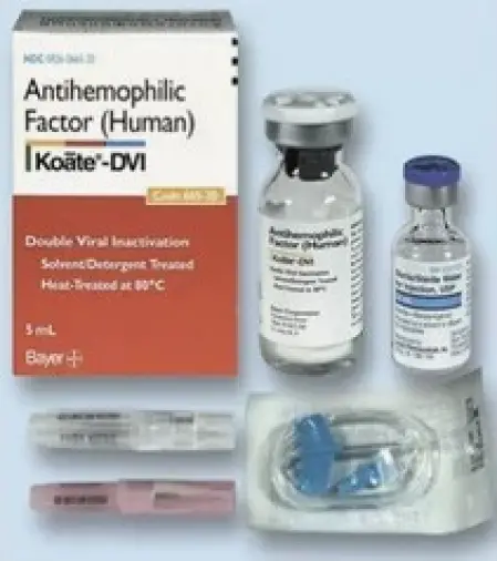 Коэйт-ДВИ (фактор VIIII) Порошок д/в/в введ. 500МЕ №1 + р-тель произодства Грифолз