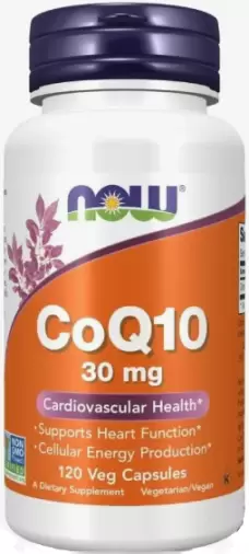 Коэнзим Q10 30мг NOW Капсулы 516мг №120 произодства НауФудс
