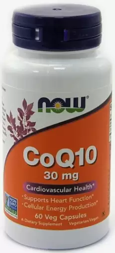 Коэнзим Q10 30мг NOW Капсулы 516мг №60 произодства НауФудс