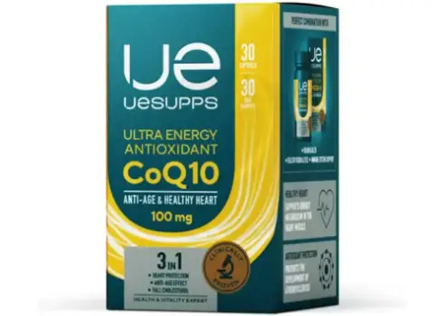 Коэнзим Q10 UESUPPS Ultra Energy Капсулы №30 произодства Ultra energy supplements (Ультра Энерджи)