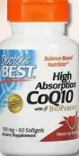 Коэнзим Q10 Капсулы 100мг №60 от Doctors Best (Доктор Бест)