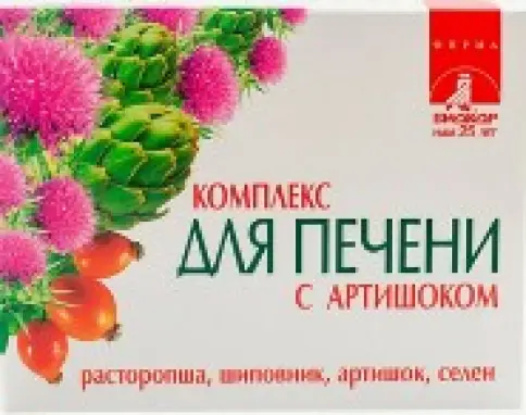 Комплекс для печени с артишоком Биокор Таблетки №60 произодства Биокор ООО