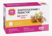 Комплекс экстрактов золототысячника и любистка Будь Здоров! Капсулы №60 от ВТФ ООО