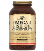 Концентрат рыбьего жира Омега-3 Капсулы 1г (300мг Омега-3) №120 от Солгар