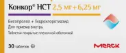 Конкор НСТ Таблетки п/о 2.5мг+6.25мг №30 от Аптека Авилек на Дмитрия Ульянова Доставка