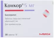 Конкор Таблетки 5мг №30 от СПР-Фарм