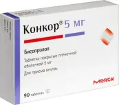 Конкор Таблетки 5мг №90 от Ратиофарм ГмбХ