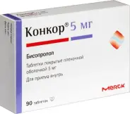 Конкор Таблетки 5мг №90 от АдонисФарм