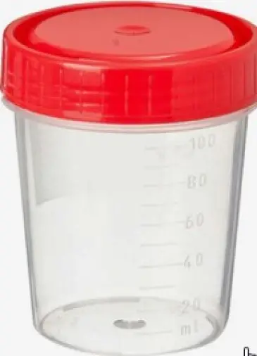 Контейнер д/сбора биоматериала, крышка Упаковка 120мл произодства Пласти Лаб