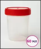 Контейнер д/сбора биоматериала, крышка от Не определен