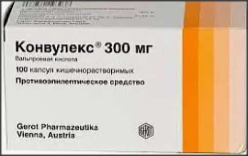 Конвулекс Таблетки п/о 300мг №100 в Мытищах
