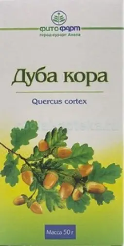 Кора дуба