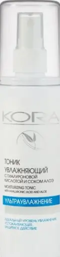 KORA Тоник увлажняющий с гиалуроновой кислотой и соком алоэ