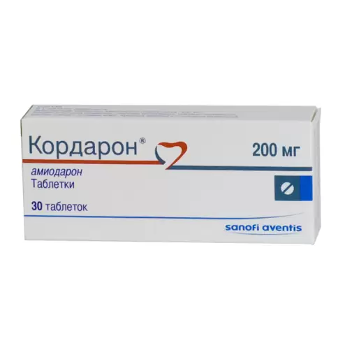 Кордарон 200мг №30 Таблетки