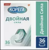Корега Двойная сила д/очищения зубных протезов Таблетки шипучие №36 от Стаффорд Миллер