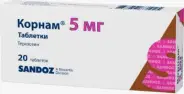 Корнам Таблетки 5мг №20 от Аптека Авилек на Дмитрия Ульянова Доставка