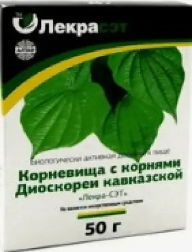 Корневища и корни диоскореи Упаковка 50г