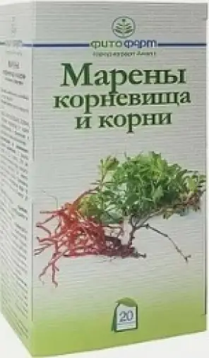 Корневища и корни марены