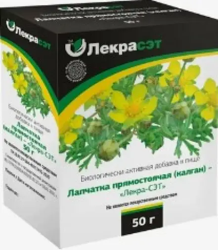 Корневища лапчатки Упаковка 50г