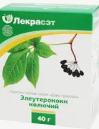 Корневища с корнями элеутерококка