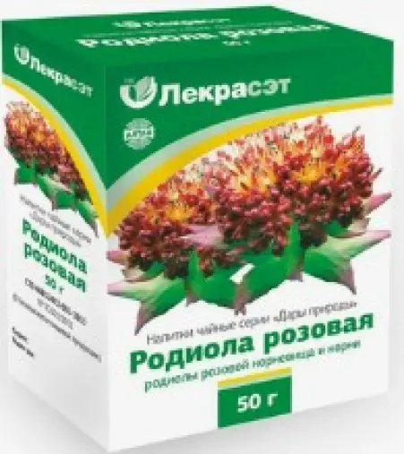 Корневища с корнями родиолы розовой Упаковка 50г произодства Лекра-СЭТ