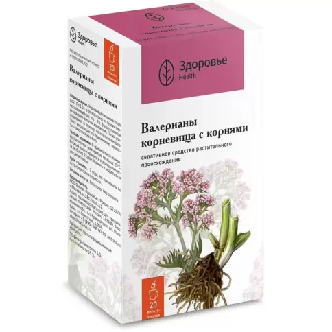 Корневища с корнями валерианы Фильтр-пакеты 1.5г №20