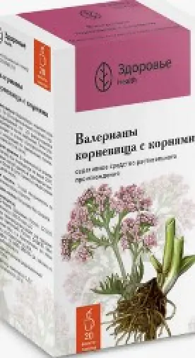 Корневища с корнями валерианы