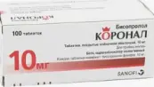 Коронал Таблетки п/о 10мг №100 от Санофи Россия АО