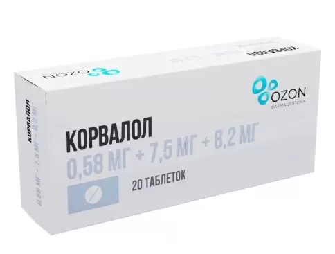 Корвалол Таблетки №20 в Реутове