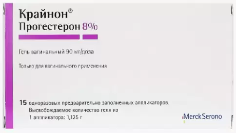 Крайнон Гель вагин.с аппликат. 90мг/доза №15 произодства Сероно