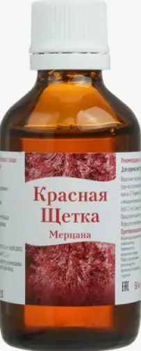 Красная щётка Капли 50мл