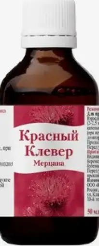 Красный клевер Капли 50мл произодства Фармгрупп ООО