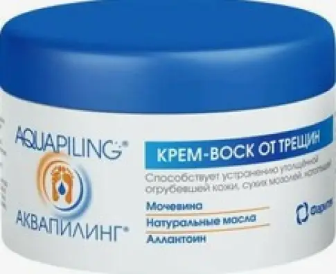 Крем-воск от трещин АКВАПИЛИНГ AQUAPILING Банка 100мл