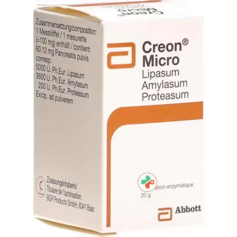 Креон Микро Гранулы 5000ЕД 20г произодства Эббот