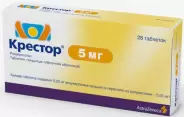 Крестор Таблетки п/о 5мг №28 от ЗДОРОВ ру Царицыно