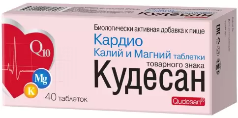 Кудесан с калием и магнием Таблетки №40 произодства Русфик ООО