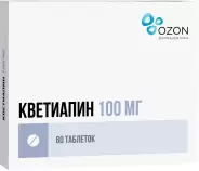 Кветиапин Таблетки 100мг №30 от ГОРЗДРАВ Аптека №207