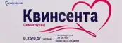 Квинсента Шприц-ручка 0.25мг/0.5мг/1мг/доза 3мл №1 + 9 игл от Промомед Рус ООО