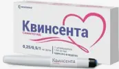 Квинсента Шприц-ручка 0.25мг/0.5мг/доза 1.5мл №6 от Промомед Рус ООО