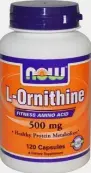 L-Орнитин Капсулы вегетарианские 500мг №120 от НауФудс