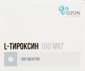 L-Тироксин Таблетки 100мкг №100 от Озон-Атолл