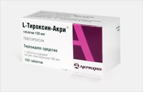 L-Тироксин Таблетки 100мкг №100 в Клине