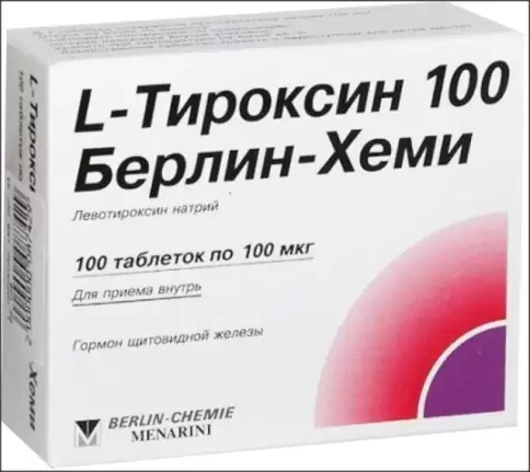 L-Тироксин Таблетки 100мкг №100 в Севастополе