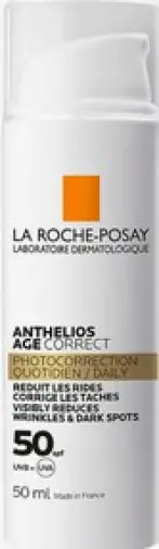La Roche-Posay Anthelios (Ля Рош-Позе Антгелиос) крем для лица солнцезащитный антивозрастной Флакон с дозатором (SPF 50+) 50мл