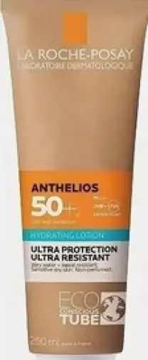 La Roche-Posay Anthelios (Ля Рош-Позе Антгелиос) молочко солнцезащитное для лица и тела Туба (SPF 50+) 250мл